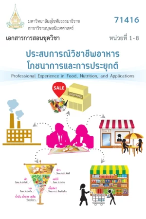 71416 ประสบการณ์วิชาชีพอาหาร โภชนาการและการประยุกต์